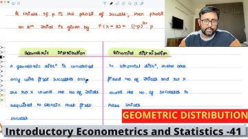 Geometric Distribution | Meaning | Example | 41 |