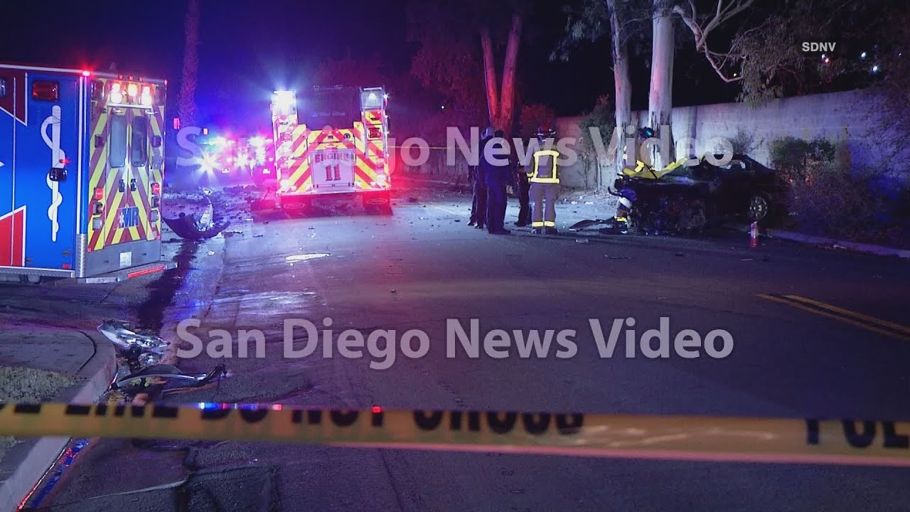 Suspect killed in major crash during police chase in La Mesa - YouTube