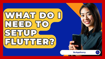 What Do I Need To Setup Flutter? - Be App Savvy