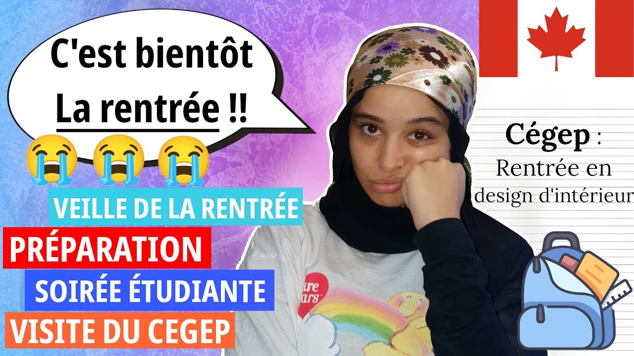 Weekly vlog préparation de ma rentrée au CEGEP en design d'intérieur ...