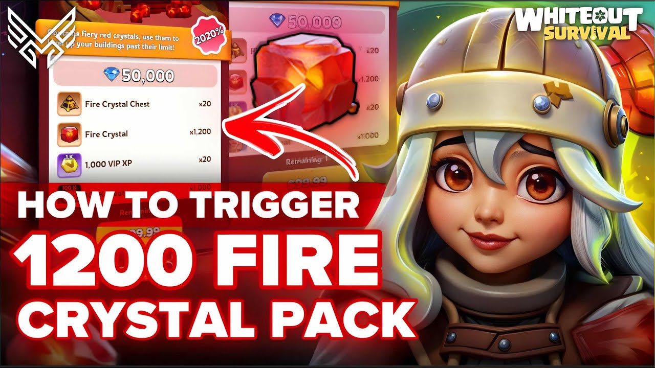 🔬An Experiment💎How to Trigger the 1200 Fire🔥Crystal Pack⚔️Whiteout ...