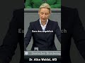 Alice Weidel über das „Sondervermögen“ #afd #deutschland #cdu