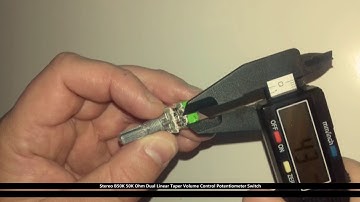 Stereo B50K 50K Ohm Dual Linear Taper Volume Control Potentiometer Switch