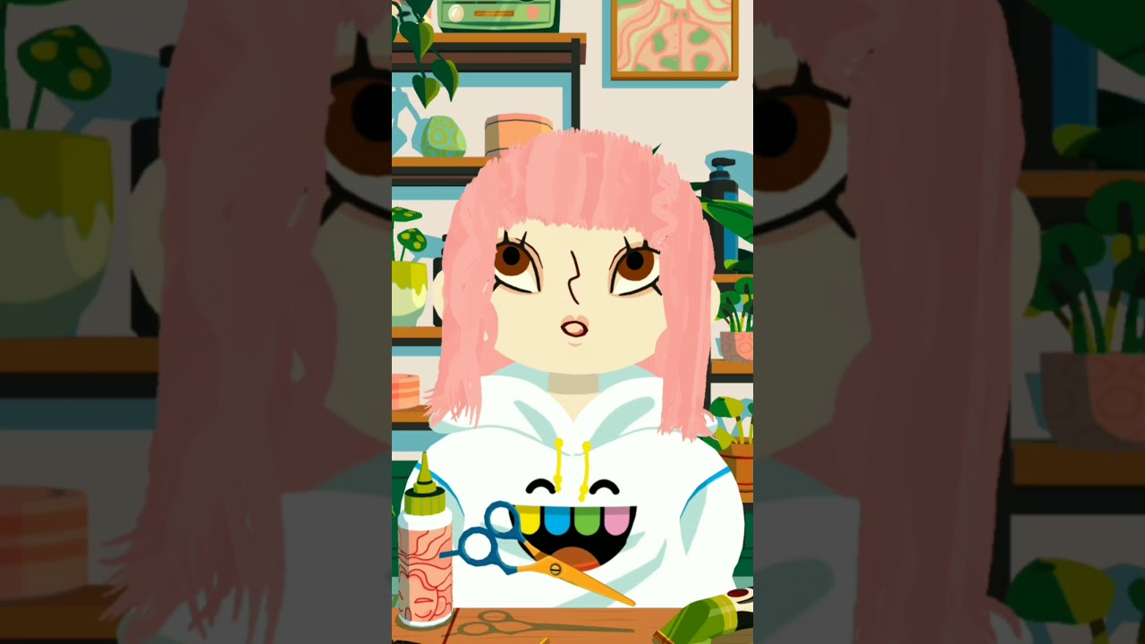 Toca Life hair salon 4 shorts tocaboca YouTube