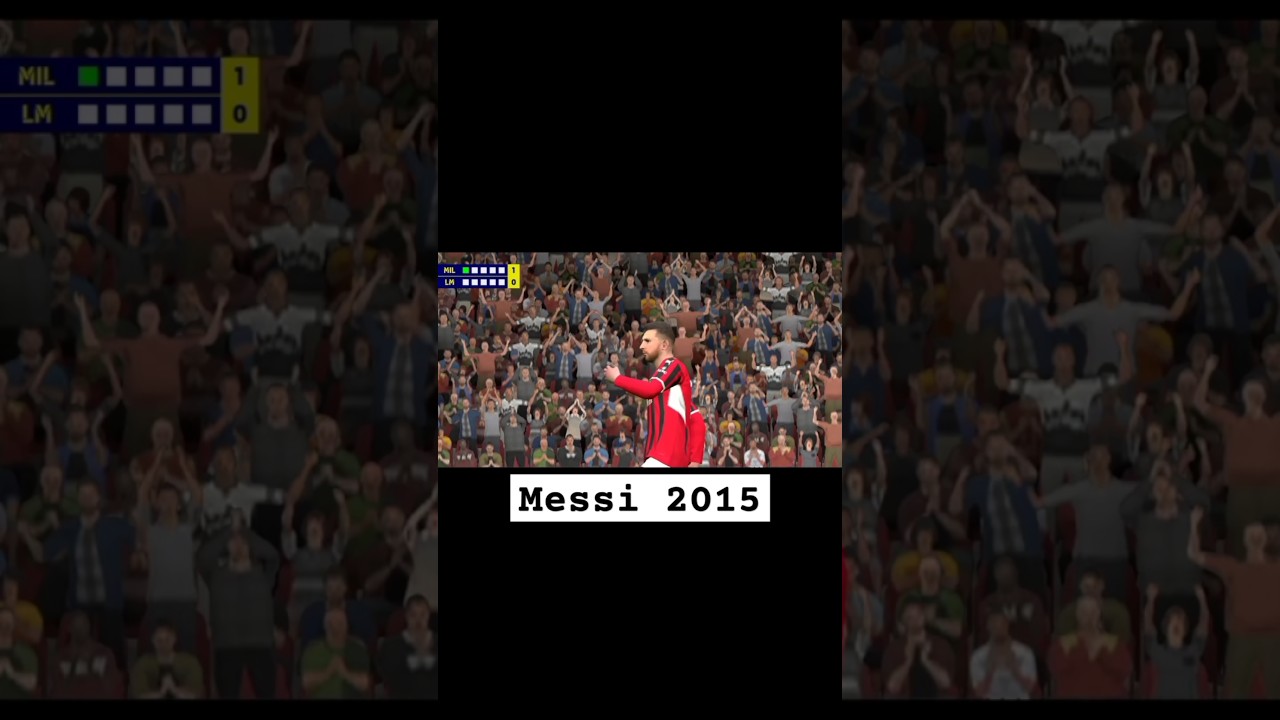 Messi vs Messi plant shootout For E-Football 