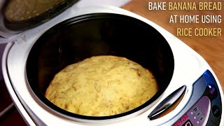 How to bake banana bread using rice cooker