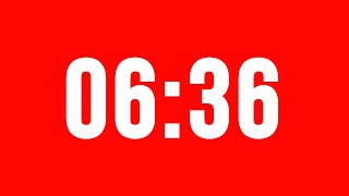 6 Minute 36 Second Timer With Alarm Without Music