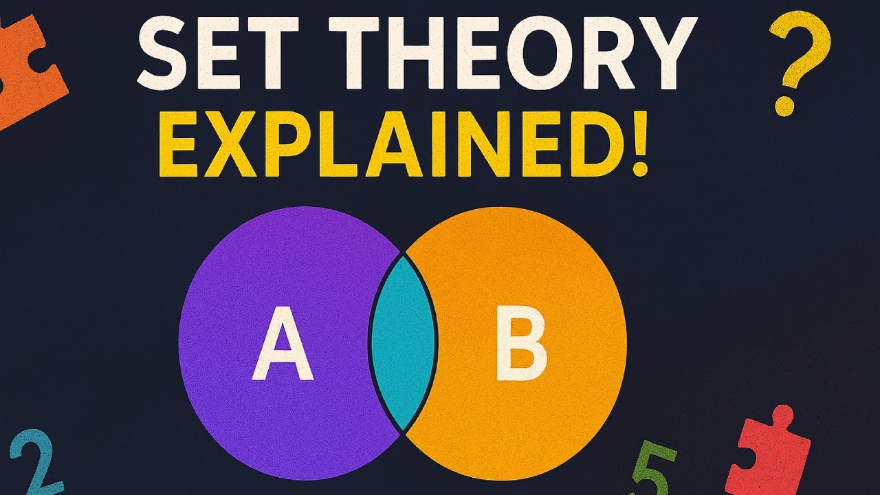 Set Theory Explained Visually 🧠 | Union, Intersection, Difference ...