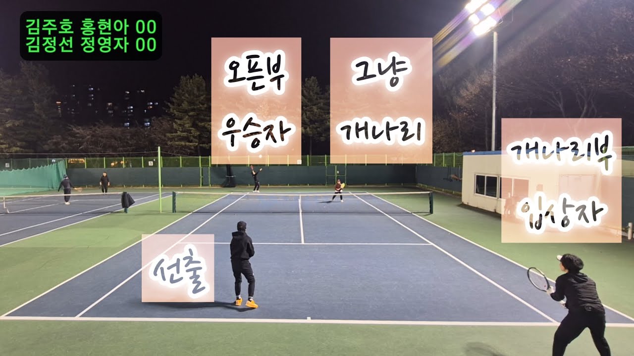 #선출 vs #오픈부우승자 #피터지는내기게임 #관건은잘버티는개나리 #과연승자는? 