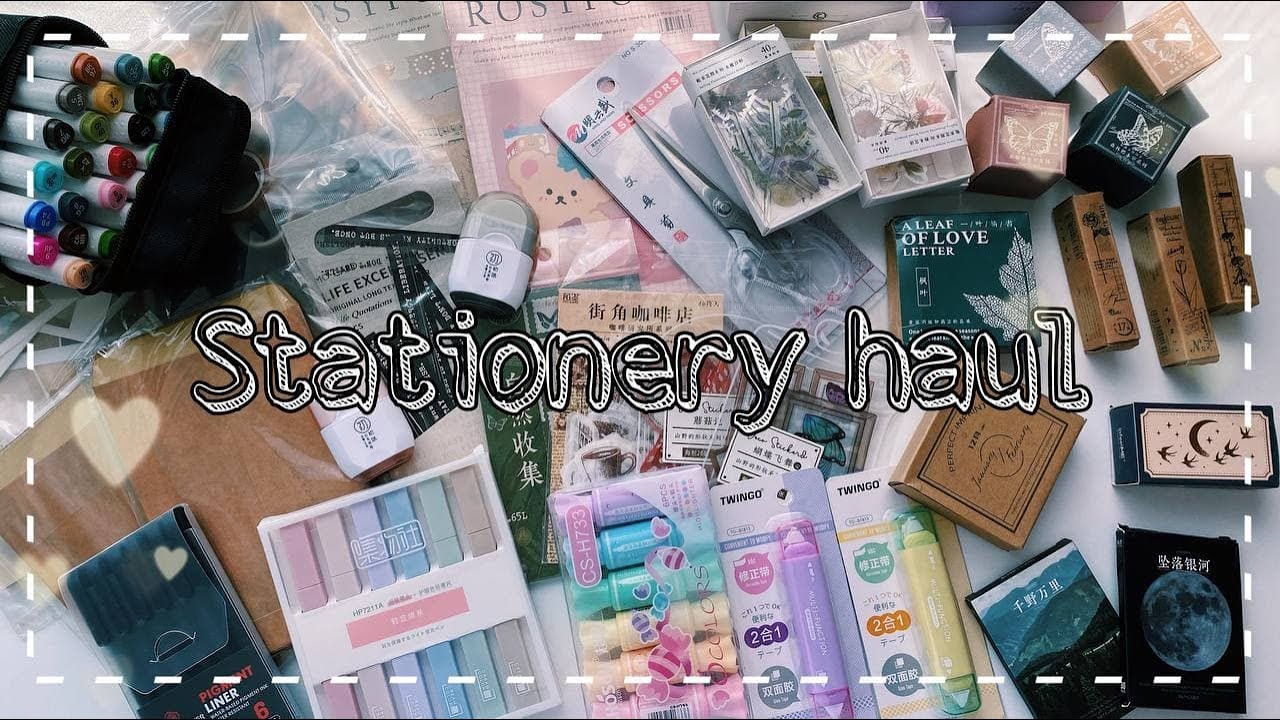 🛒Aliexpress  stationery haul ft. JIANWU // links + 10% off 🎈