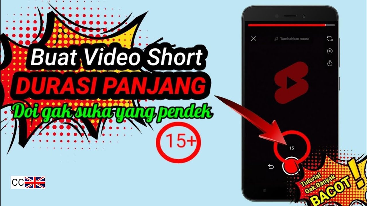 Cara membuat video short durasi panjang YouTube