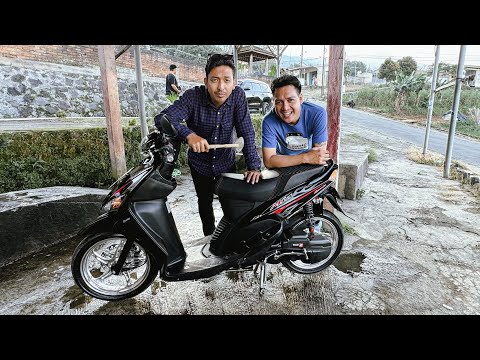 Dijual Mio Sporty 2007 modifikasi santuy minimalis ‼️Paket bore up njepat buat harian !!
