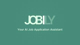 Jobily - AI Job Application Assistant