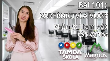 HỌC TIẾNG SÉC – Bài 101: Phần 3 Kadeřnictví a vlasy  - Tiệm cắt tóc và tóc