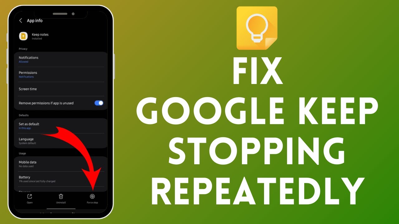 How to Fix Google Keep Stopping Repeatedly | Troubleshoot Crashes in Google keep