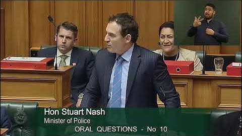 Question 10 - Chris Bishop to the Minister of Police