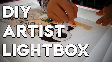 DIY Artist Lightbox From Scraps