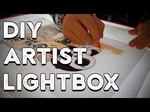 DIY Artist Lightbox From Scraps