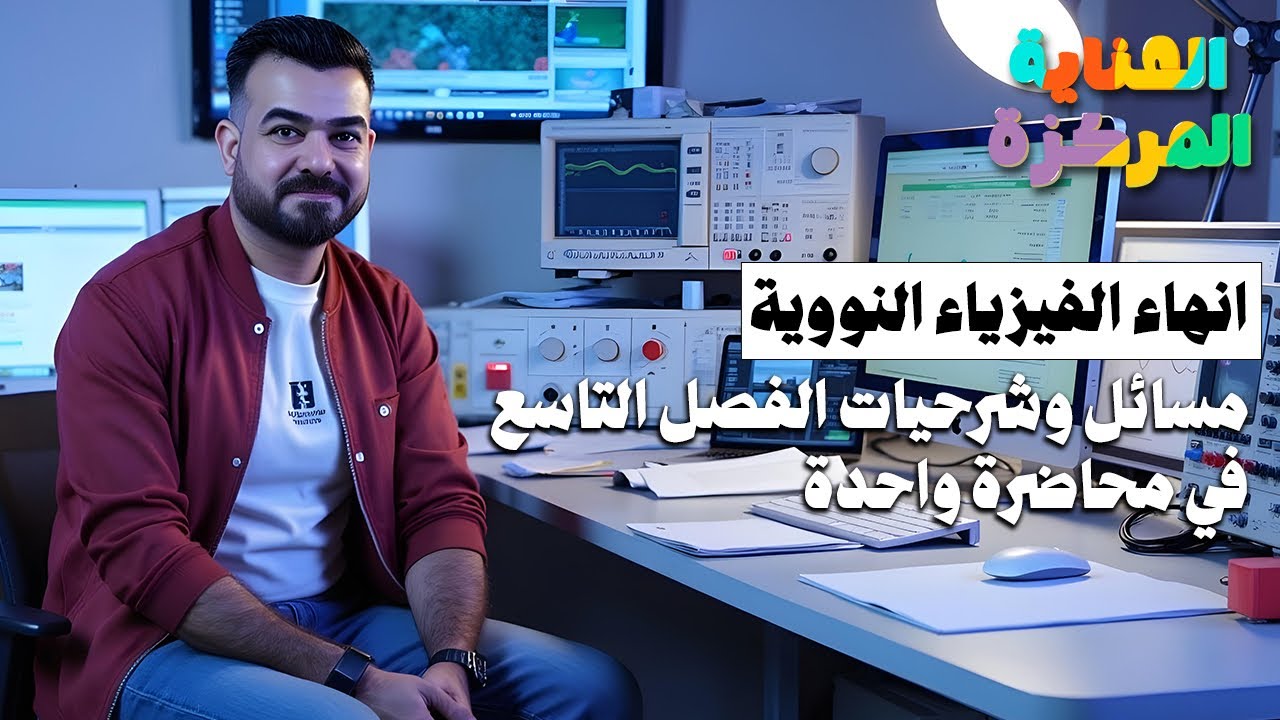 المراجعة المركزة للفيزياء || شرحيات و مسائل الفصل التاسع في محاضرة وحدة