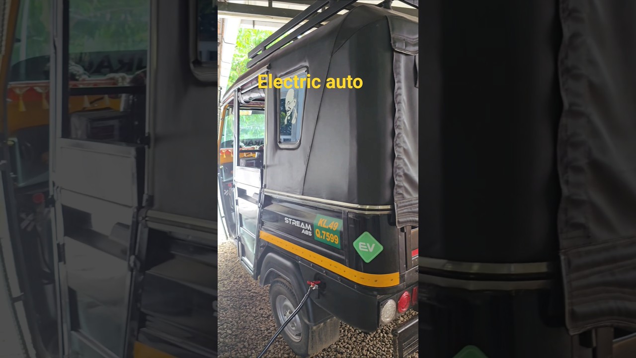 electric auto /OSM / OMEGA SEIKI MOBILITY / black colour auto / big size auto 