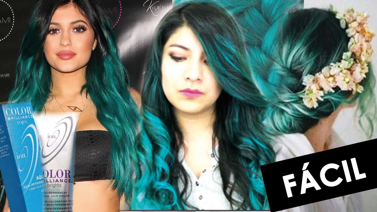 Cómo Pinto Mi Cabello Turquesa Tinte Fantasia Viry Landín