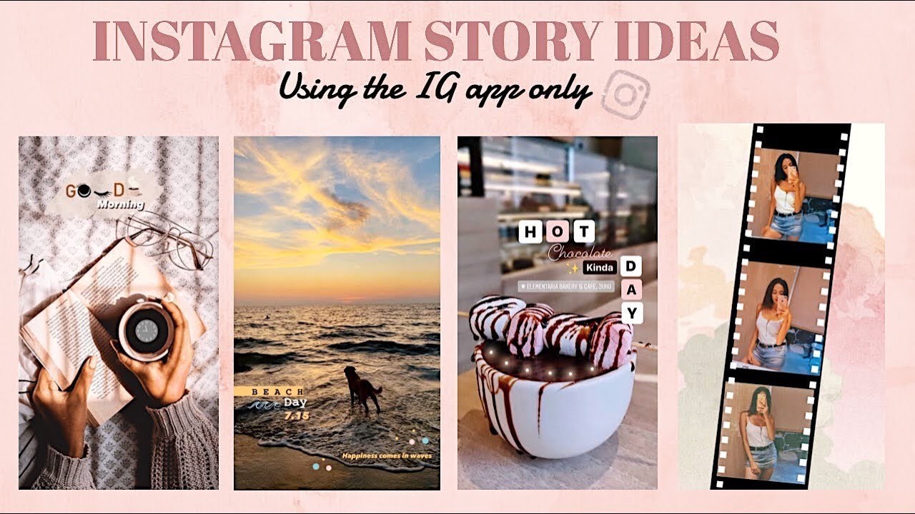 5 MORE CREATIVE INSTAGRAM STORY IDEAS | Using only the Instagram App ...