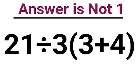 This Simple Math Question Stumps Everyone!