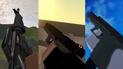 Gun reload animations in 10 different roblox games #2