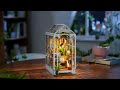 Embrace the romance of european floral charm  rolife holiday garden house diy book nook tgb06