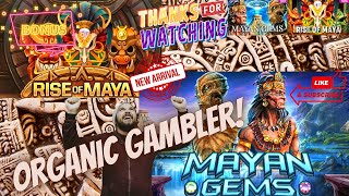 NEW GAMES!! Rise of Maya! Mayan Gems! Organic Gambler | Pulsz Casino screenshot 2