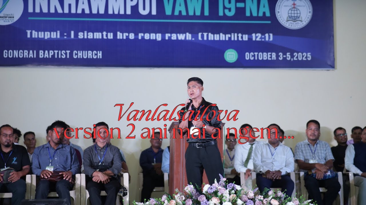 Vanlalsailova thar a rawn chhuak e…..// Rajesh Molsom cover Dai ve rawh le//  #vanlalsailova