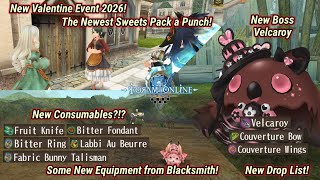 Toram Online - New Valentine Event 2026 & Boss Velcaroy! | Valentine Map and Boss Drop List!