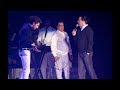 Desde el escenario "Yo no naci para amar" -Juan Gabriel, David Bisval y Cristian Castro