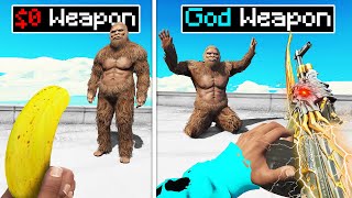 UPGRADING $0 WEAPON Into a GOD WEAPON (Part 2) in GTA 5 with BOB & CHOP