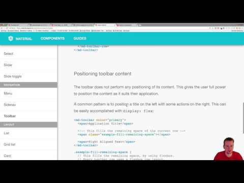 Add toolbar to the main component