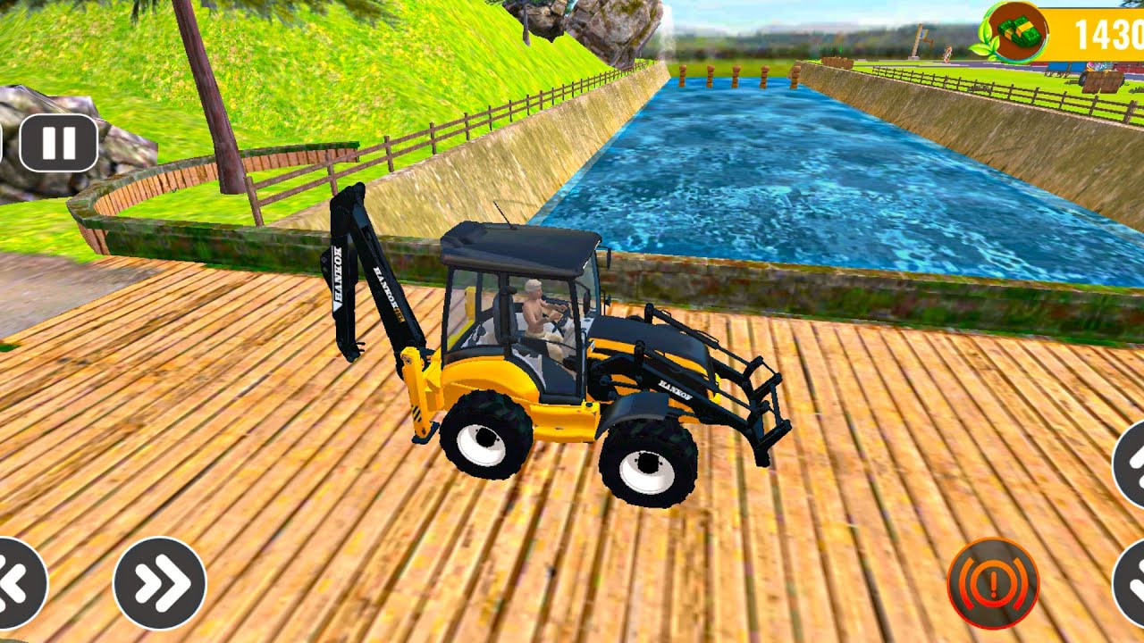 Jcb driving malayalam // Village jcb excavator sim // Android gameplay