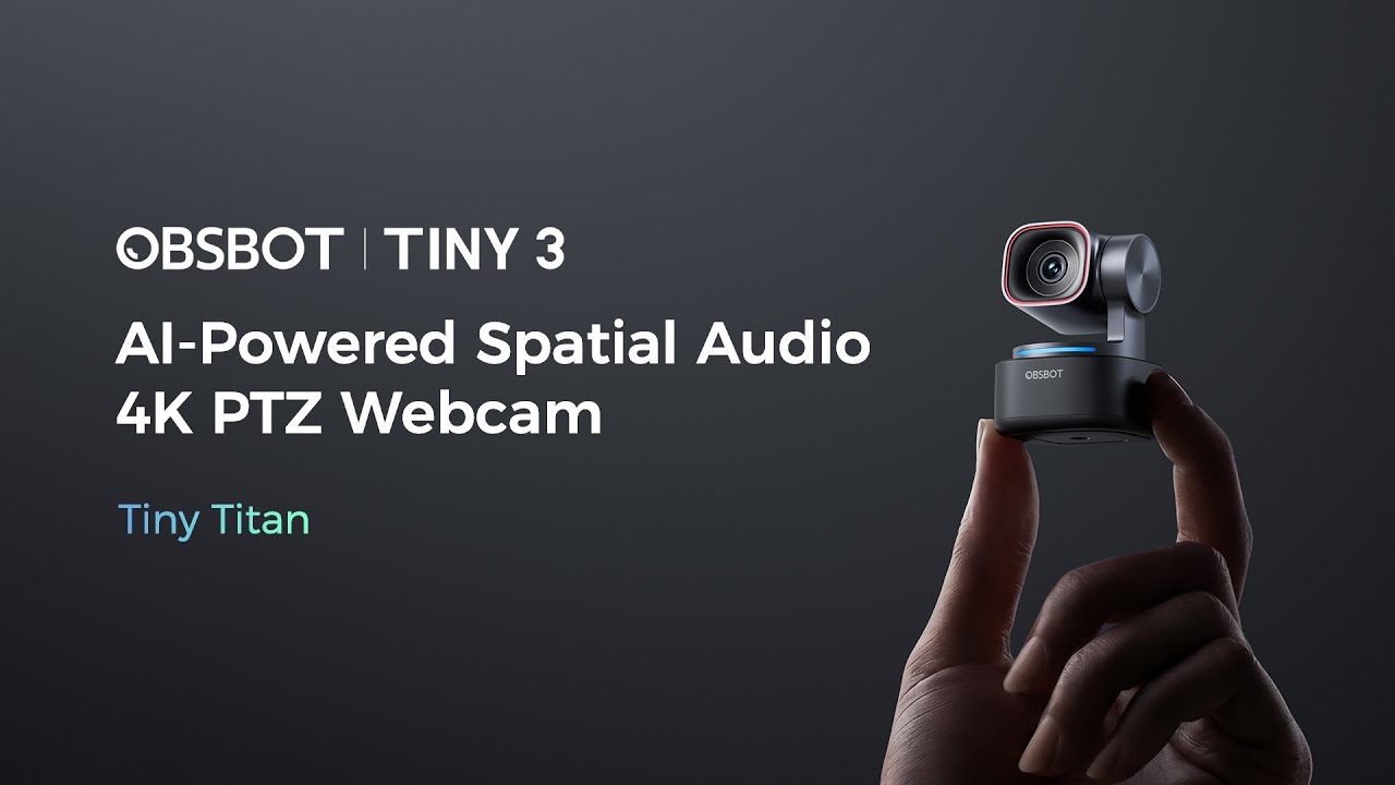 Webcam OBSBOT Tiny 3 with Micro Vox SE