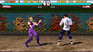 Tekken 3 - Nina 10-Hit Combo | 1080p 60 FPS