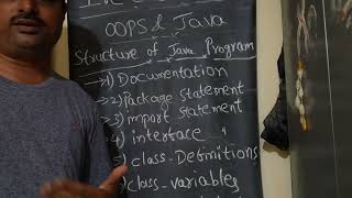 JAVA PROGRAM STRUCTURE #javaclass