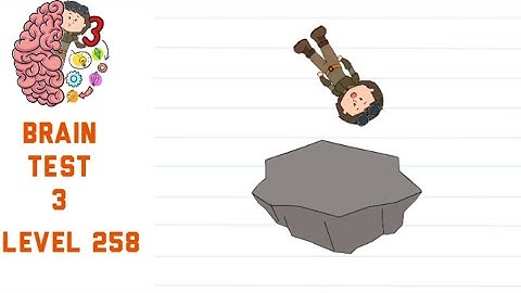 Brain Test 3 Level 258 Help Alyx to land safely Walkthrough