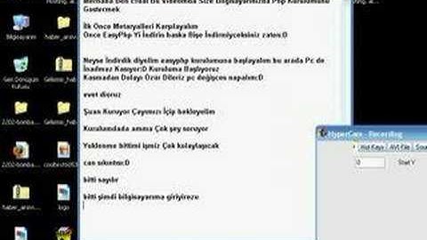 EasyPhp Kurma Videosu