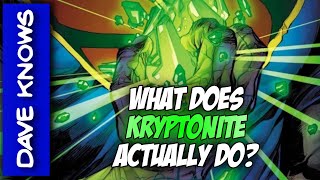 Why Exactly Does KRYPTONITE Hurt SUPERMAN?