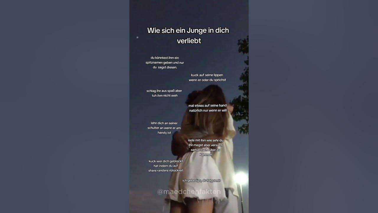 Wie Merkt Man Das Ein Junge In Dich Verliebt Ist Wie sich ein Junge in dich verliebt - YouTube