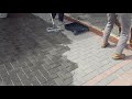 how to seal  block paving after being jet washed made easy