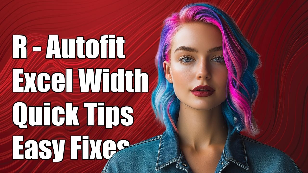 R - Autofit Excel column width - YouTube