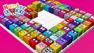Number Blocks Game Song for Kids | Learn 1 to 100