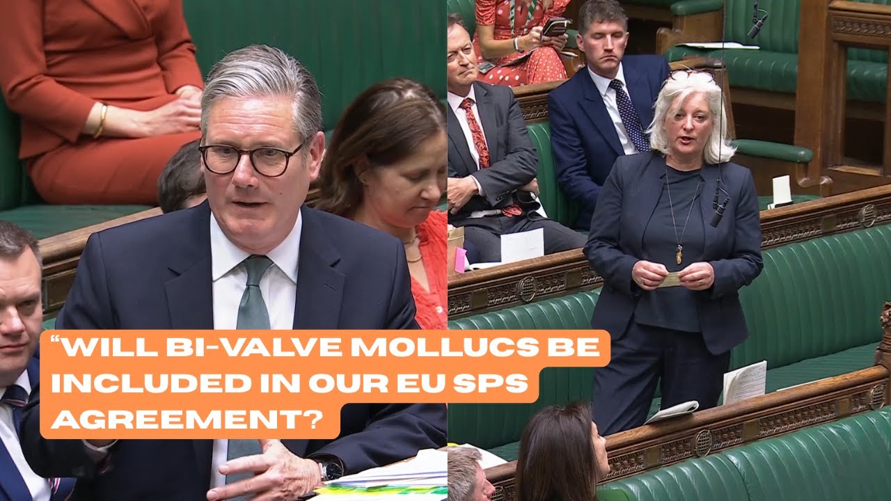 Watch my question to the PM about our shellfish industry