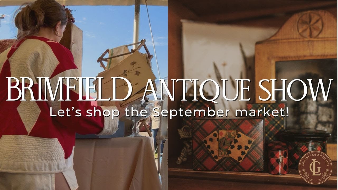 BRIMFIELD Antique Market 🪞 Shopping for Vintage Treasures & Unique Finds