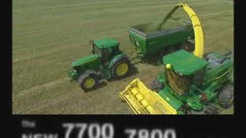 John Deere 7700&7800 forage harvester video