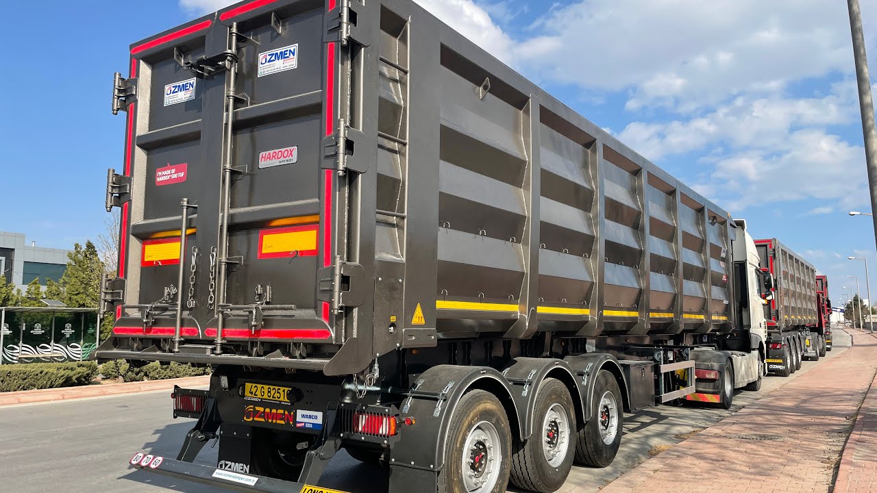 Scrap Tipper Semi Trailer - Hurda Dorsesi - Hurda Damperi - Ribaltabile Rottame - Benne a Ferraille